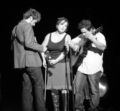 Nickel Creek Band performing