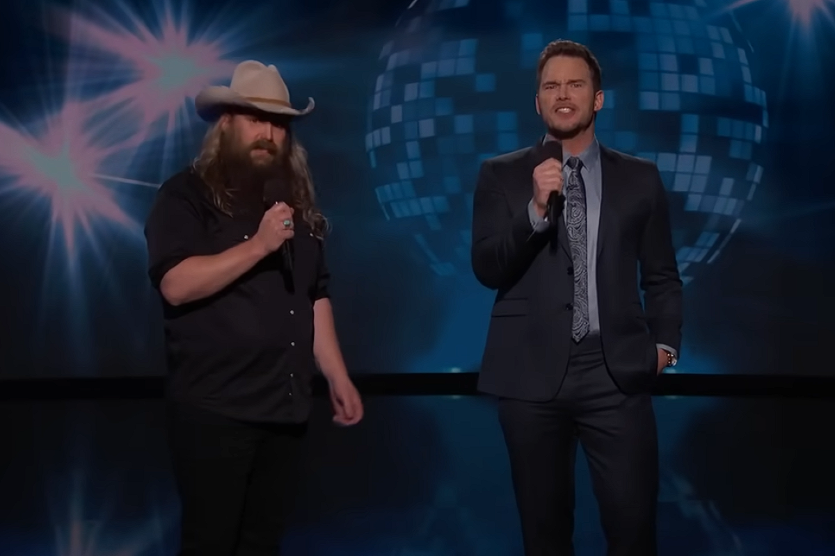 chris stapleton and chris pratt singing a duet