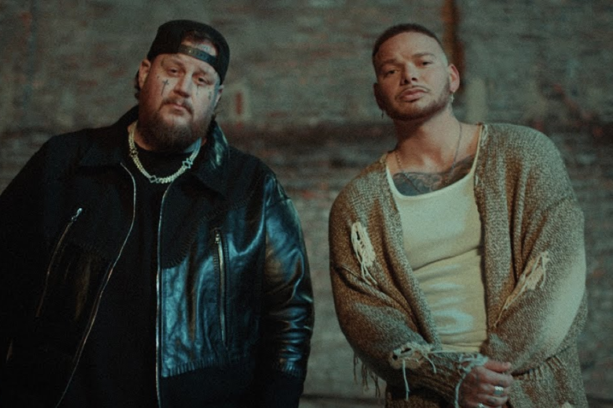 Kane Brown and Jelly Roll in the music video for their new song "Haunted"