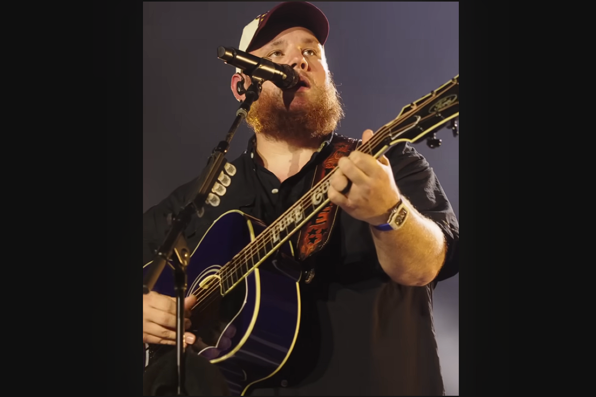 Luke Combs Performing his new song "pushin' up daisies"