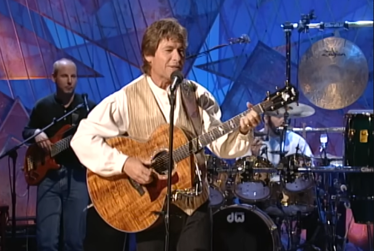 John Denver performing at the Wildlife Concert